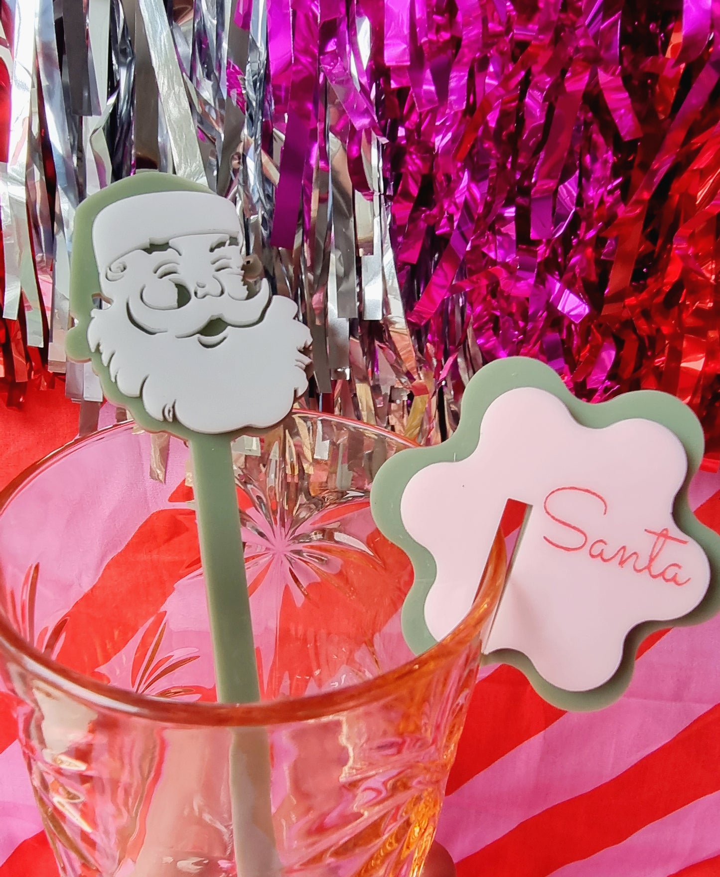 Christmas drink markers