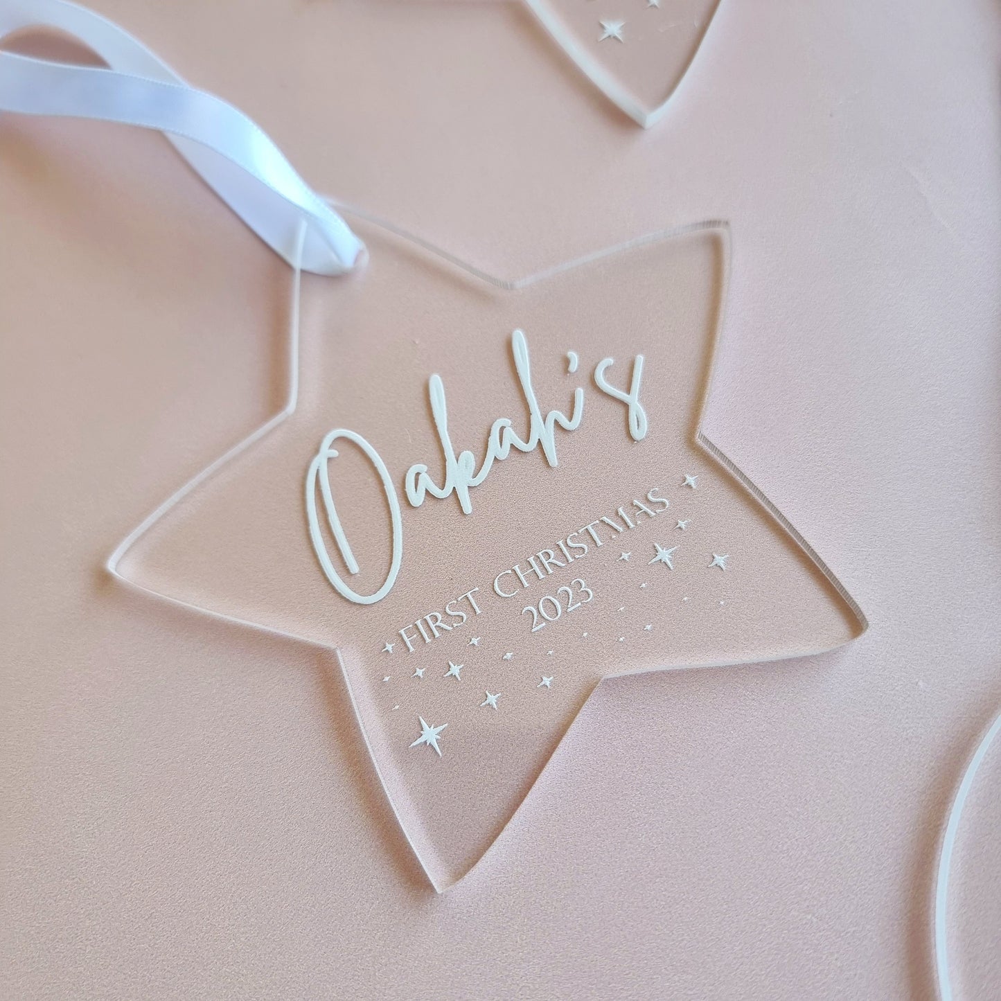 Christmas Tree Decoration ~ First Christmas as Mr & Mrs
