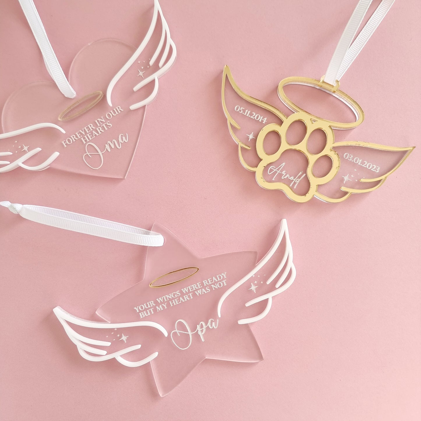 Christmas Tree Decoration ~ Your Wings Were Ready My Heart was Not