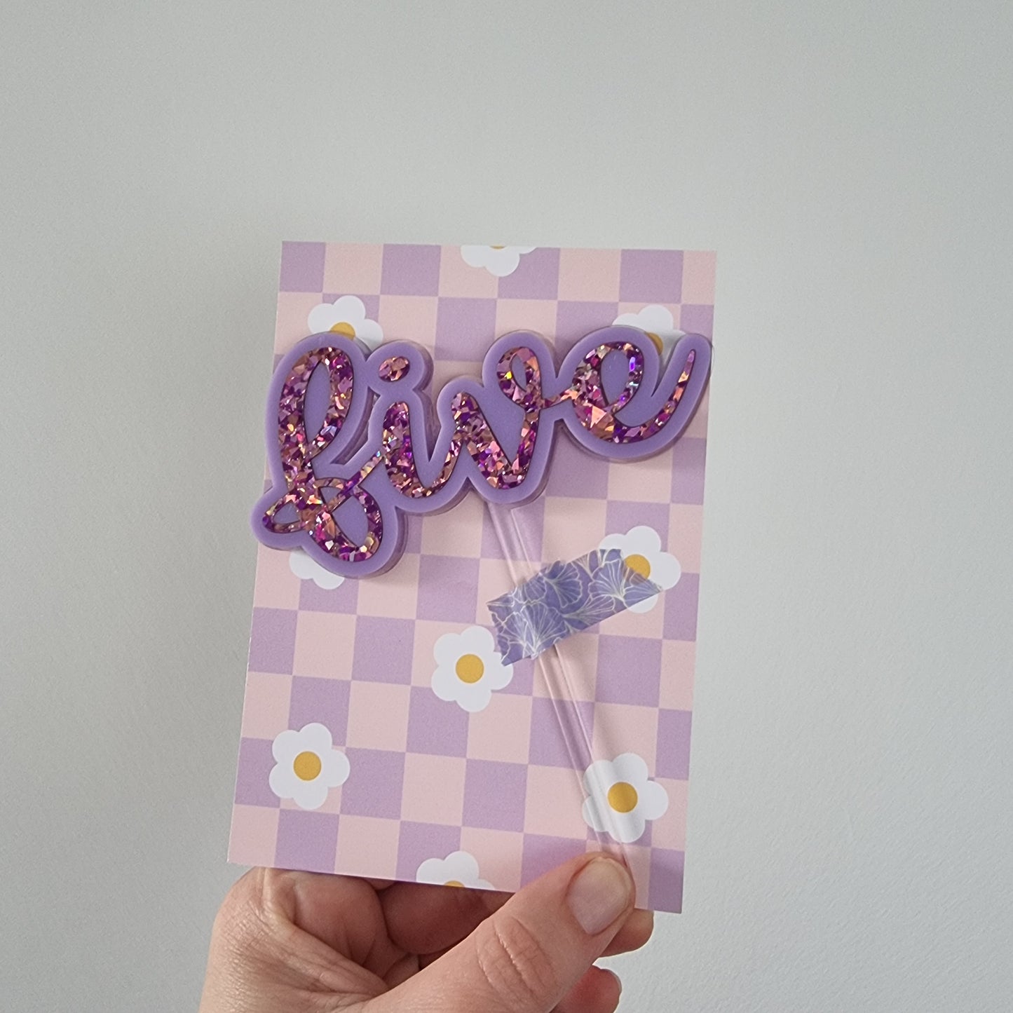 Number topper ~ Five