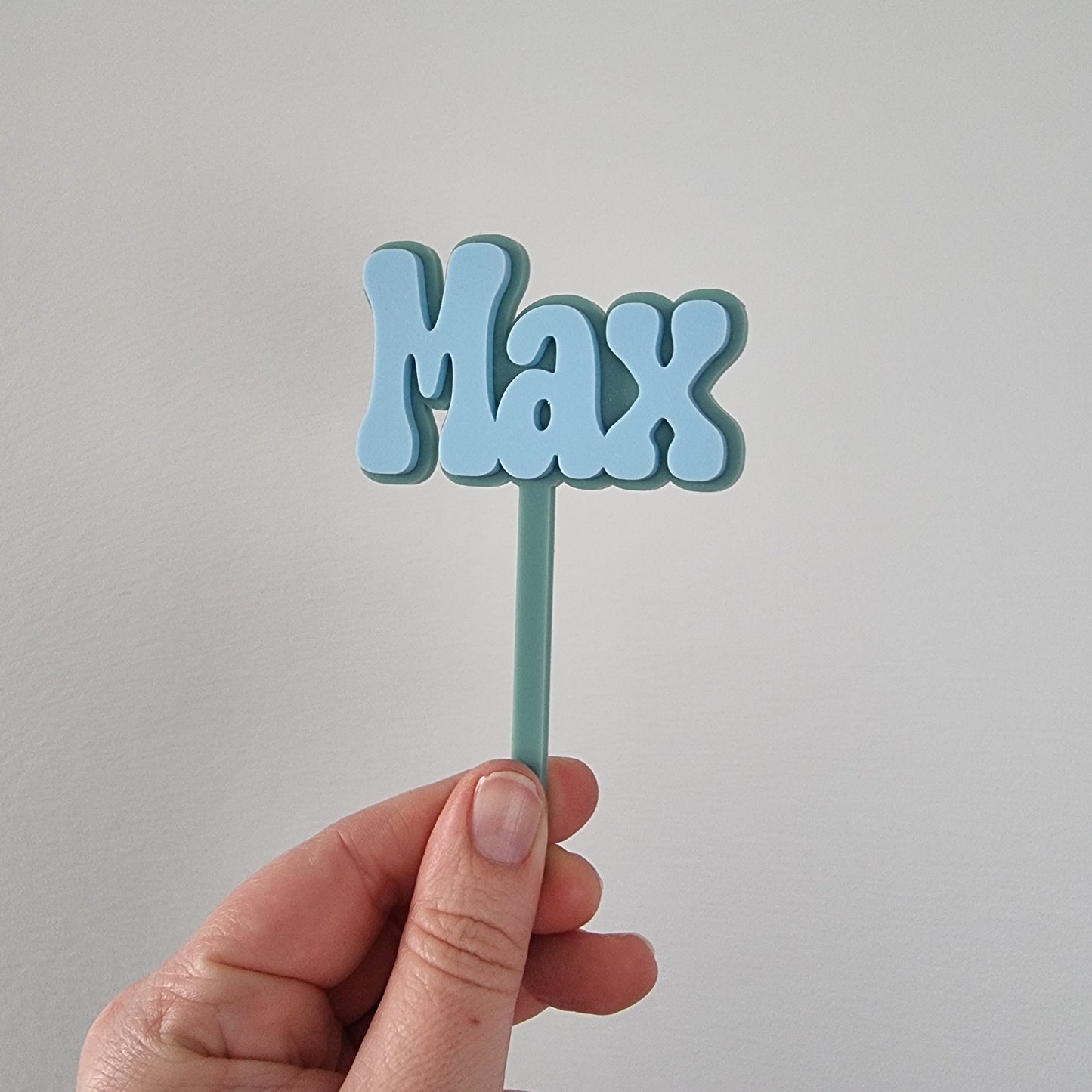 Mini name topper ~ max