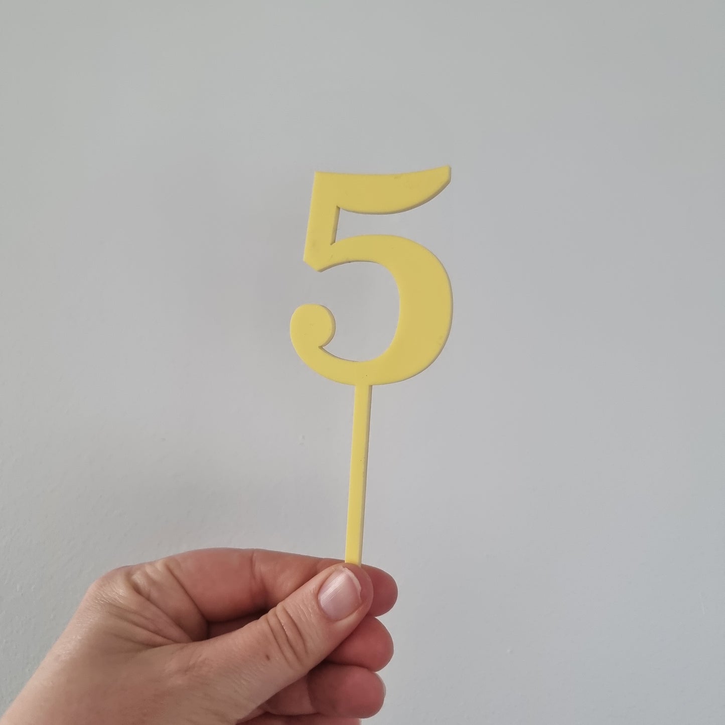 Number topper ~ Lemon