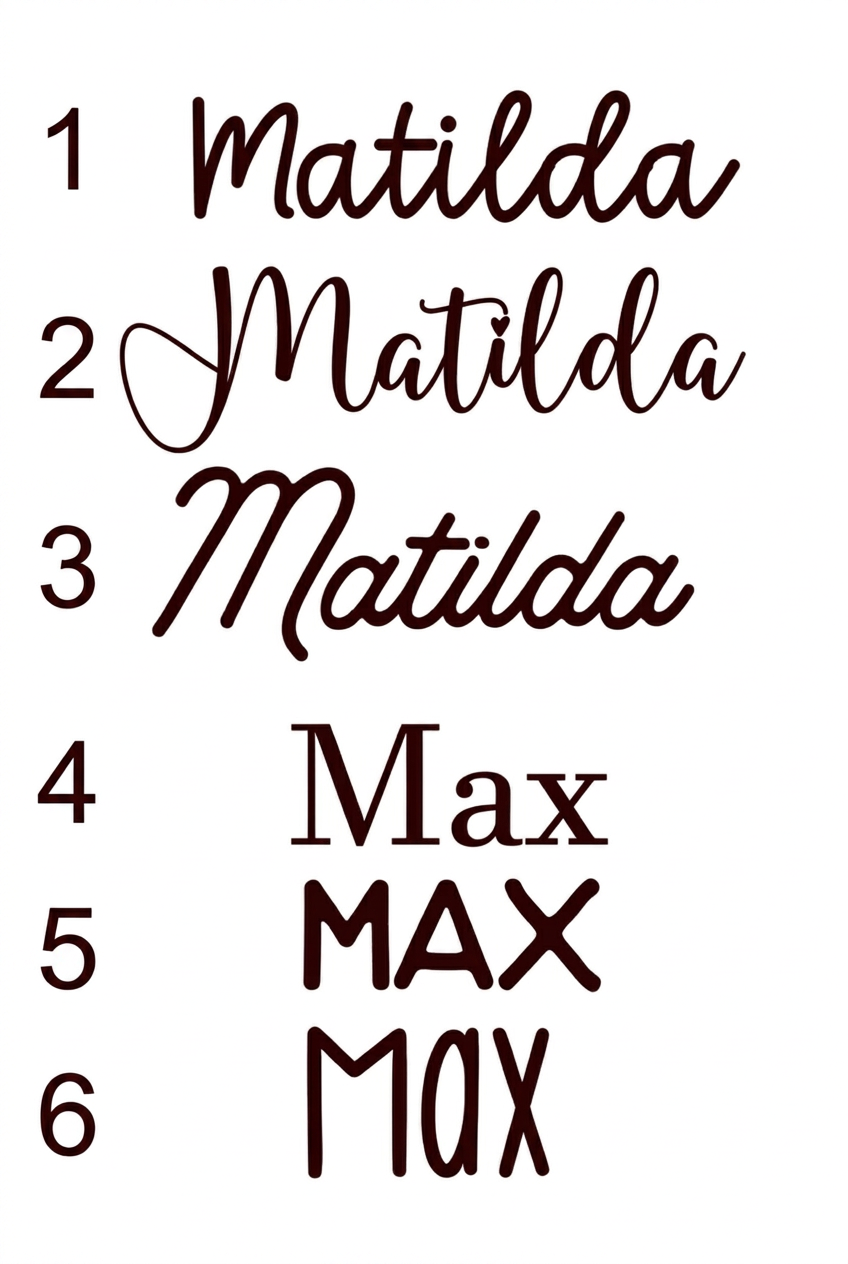 MDF Name Plaque