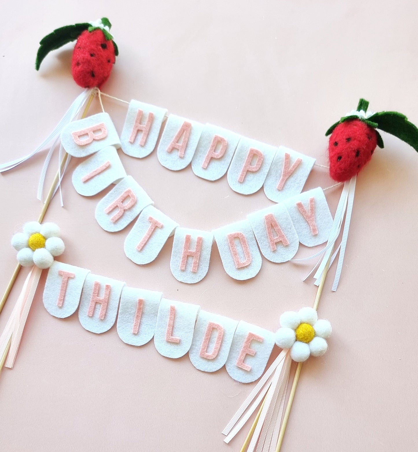 Mini Felt Bunting Topper