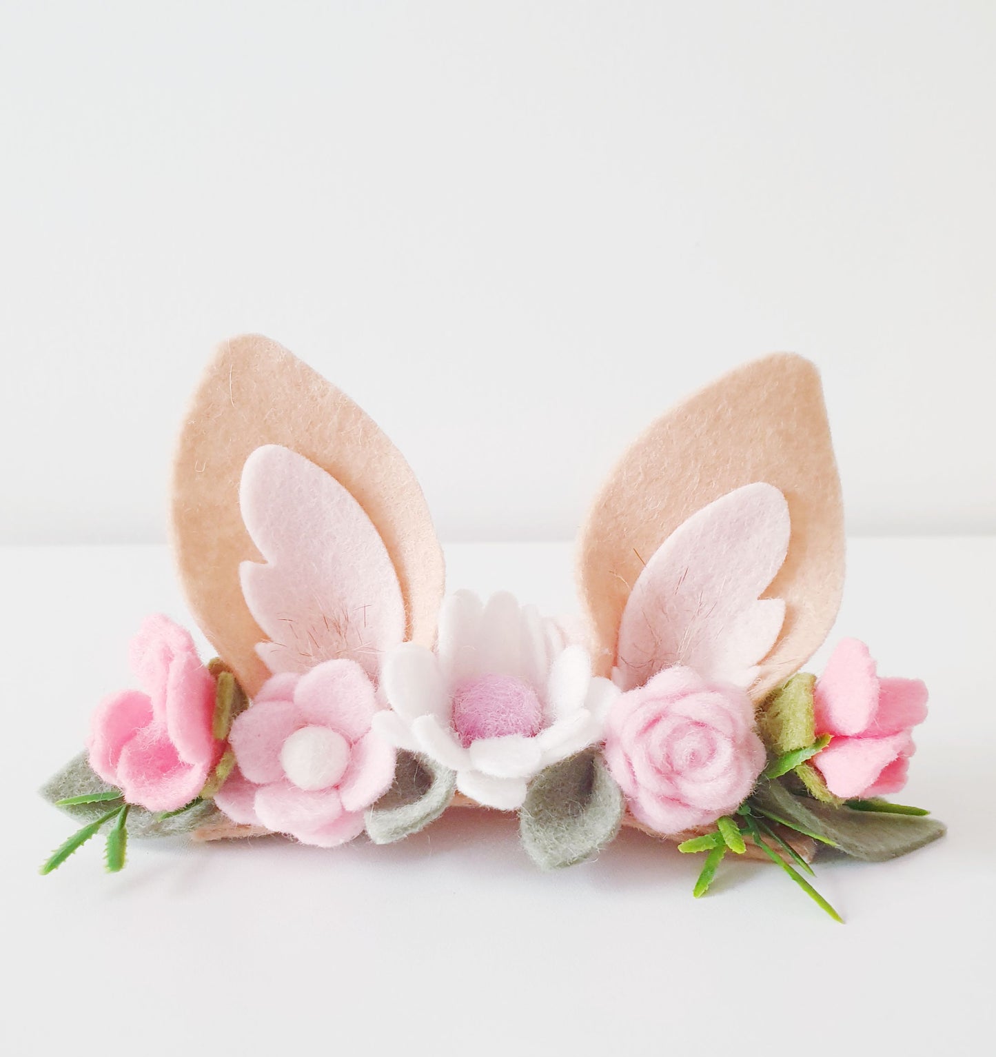 Mini Daisy Blossom Bunny Ears ~ Pink