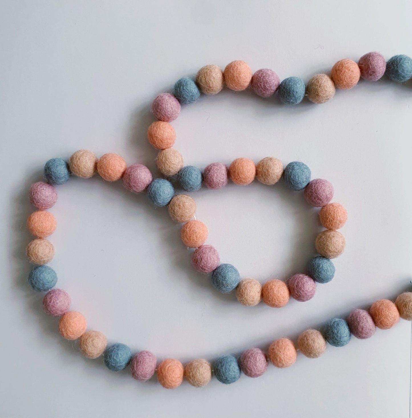 Sunrise Felt Ball Garland