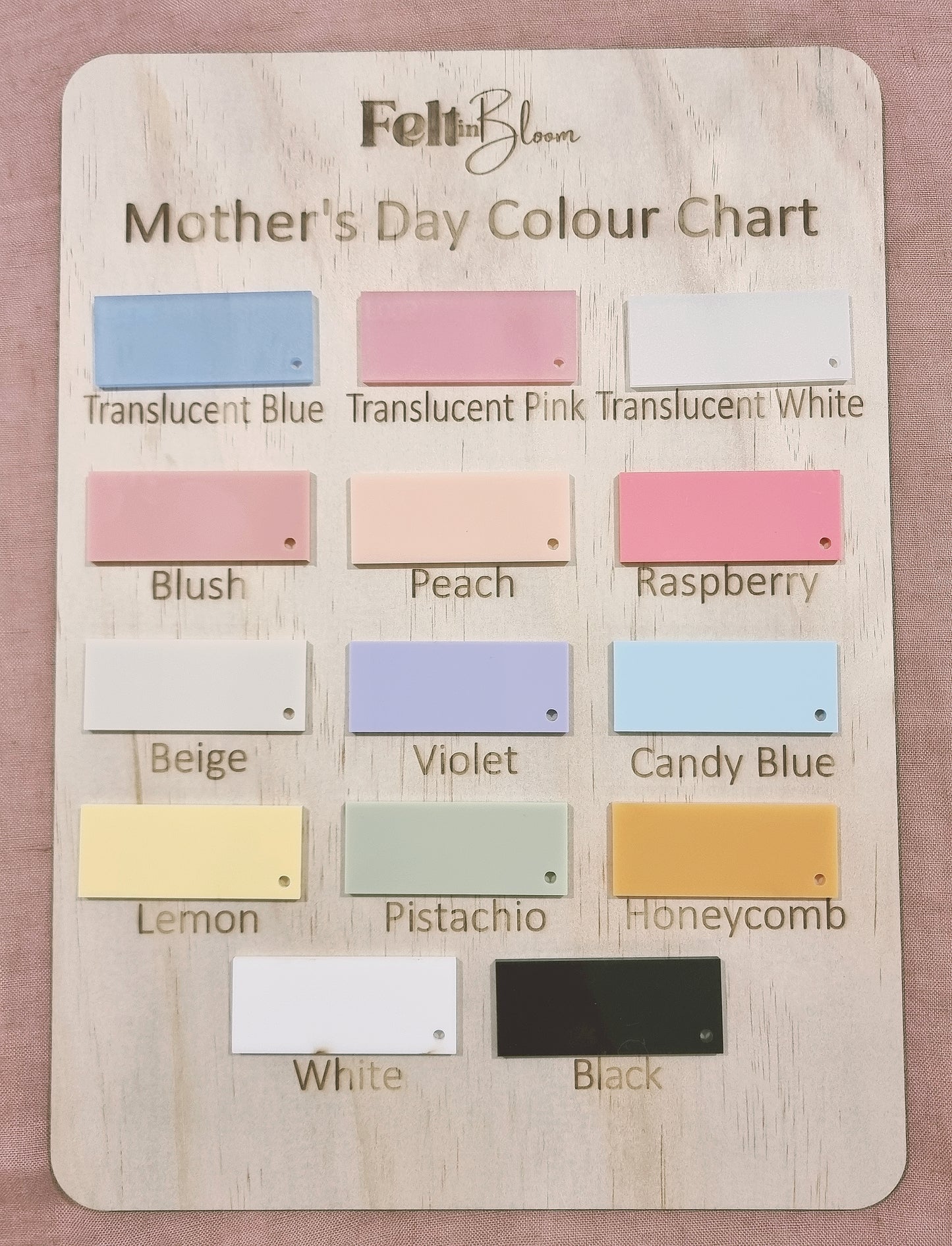 2 layer Personalised Arch ~ Acrylic & Ply