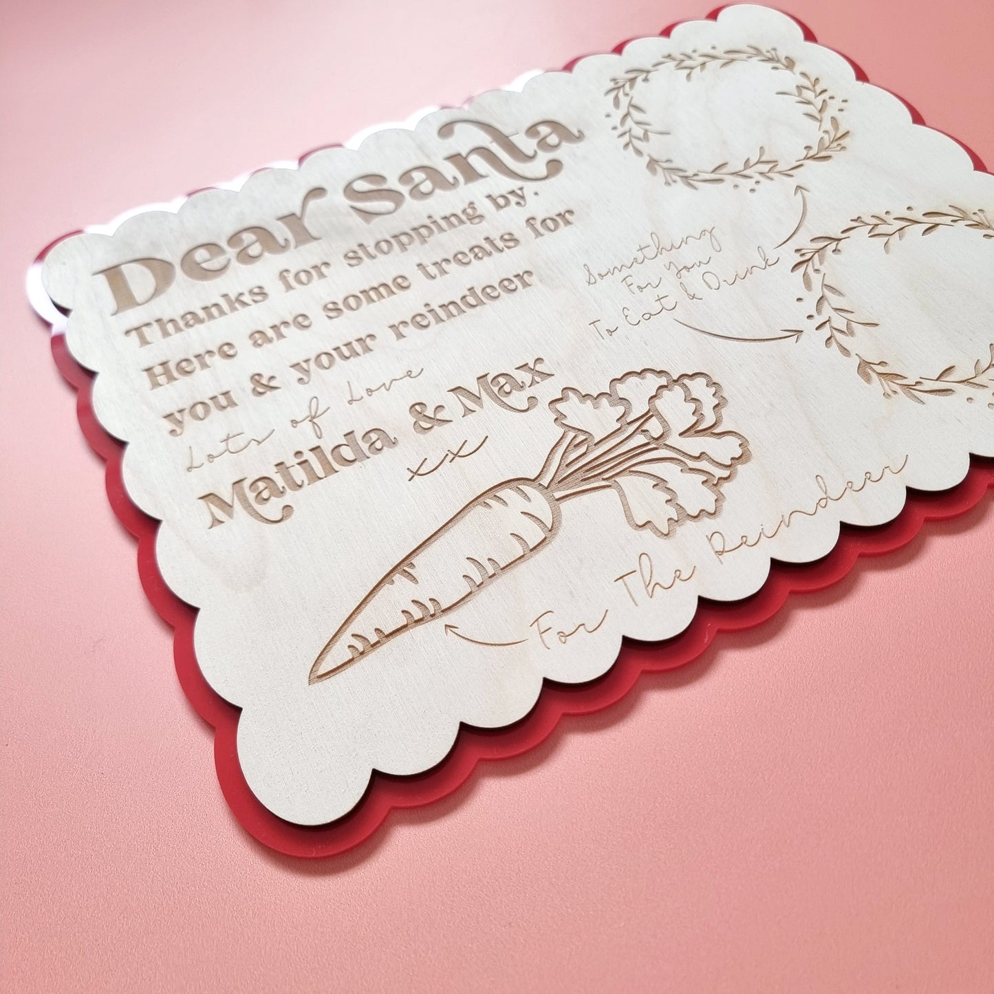 Personalised/Non-Personalised Santa Board