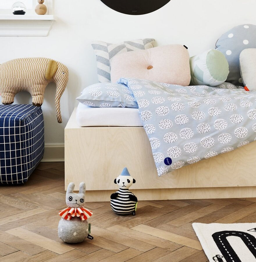 Roly Poly Rabbit Light Grey