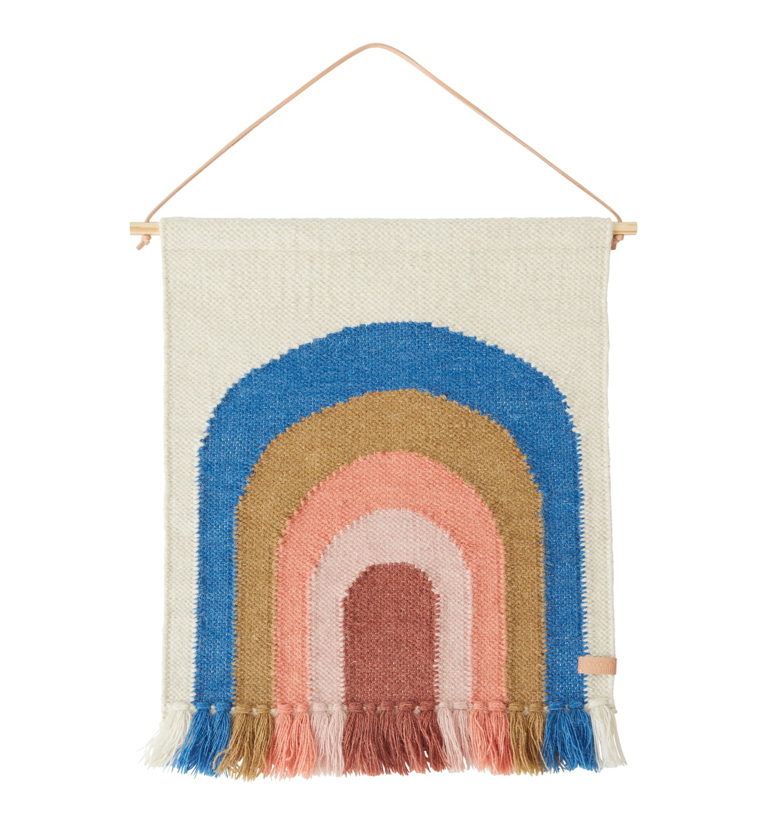 Follow The Rainbow Mini Wall Rug Blue