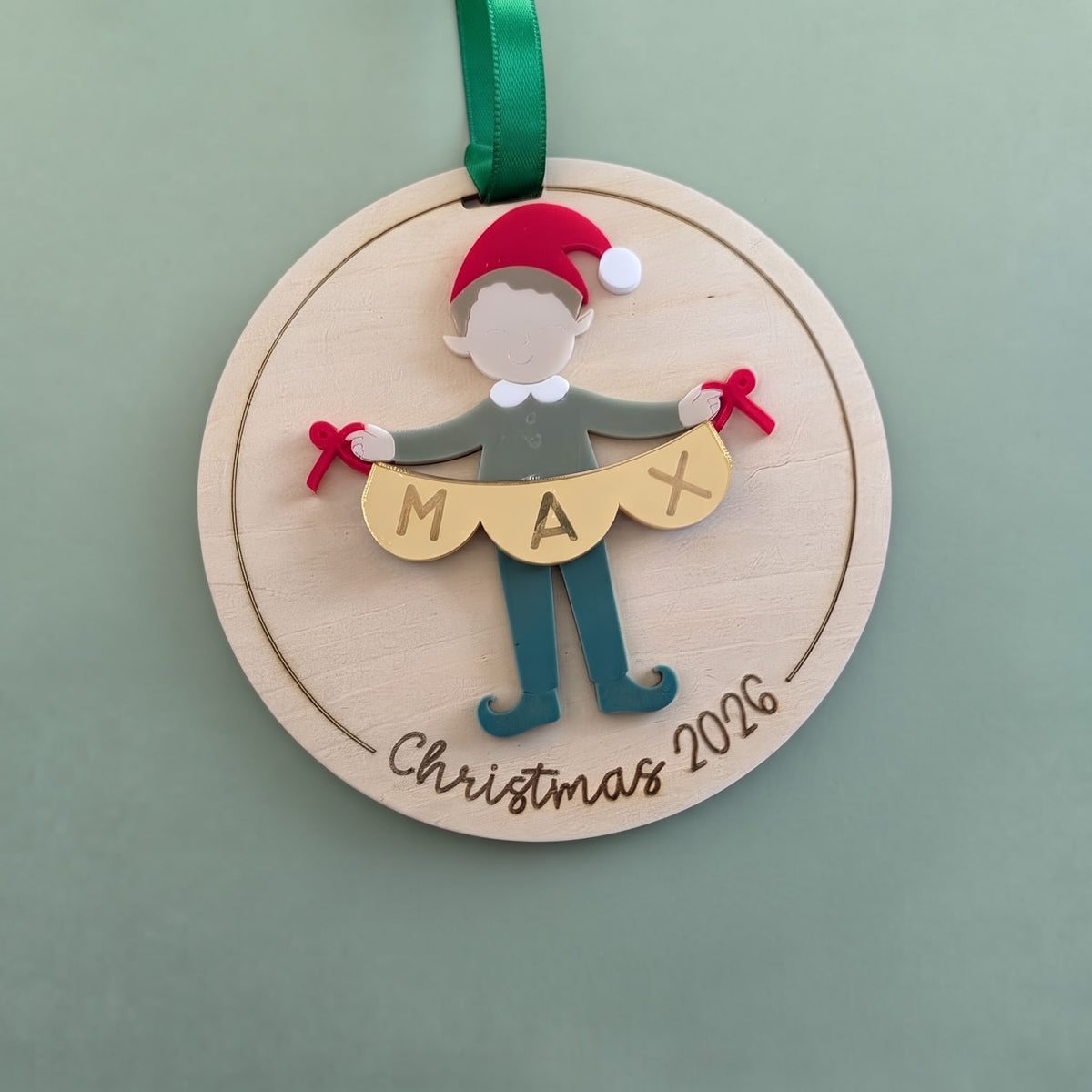 Christmas Tree Decoration ~ Elf Boy