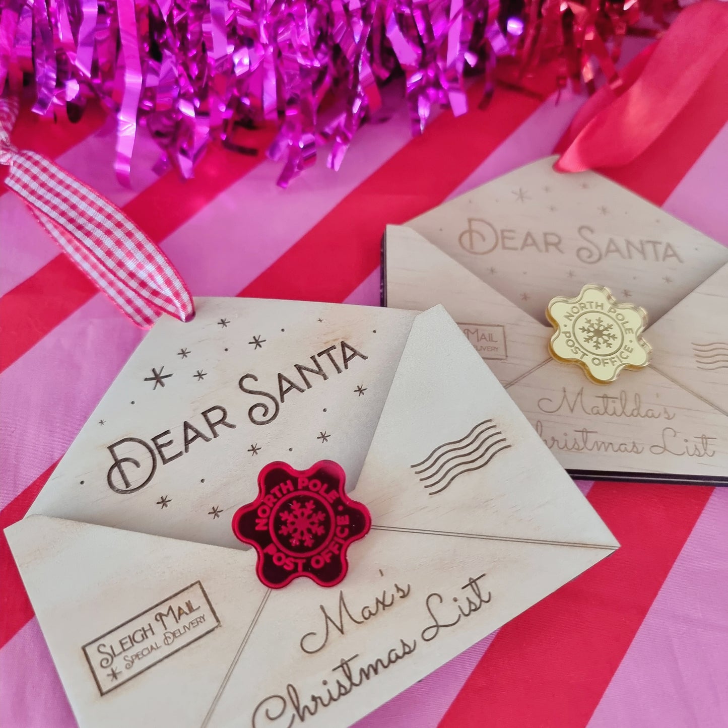 Christmas Wish List/ Santa Letter Holder