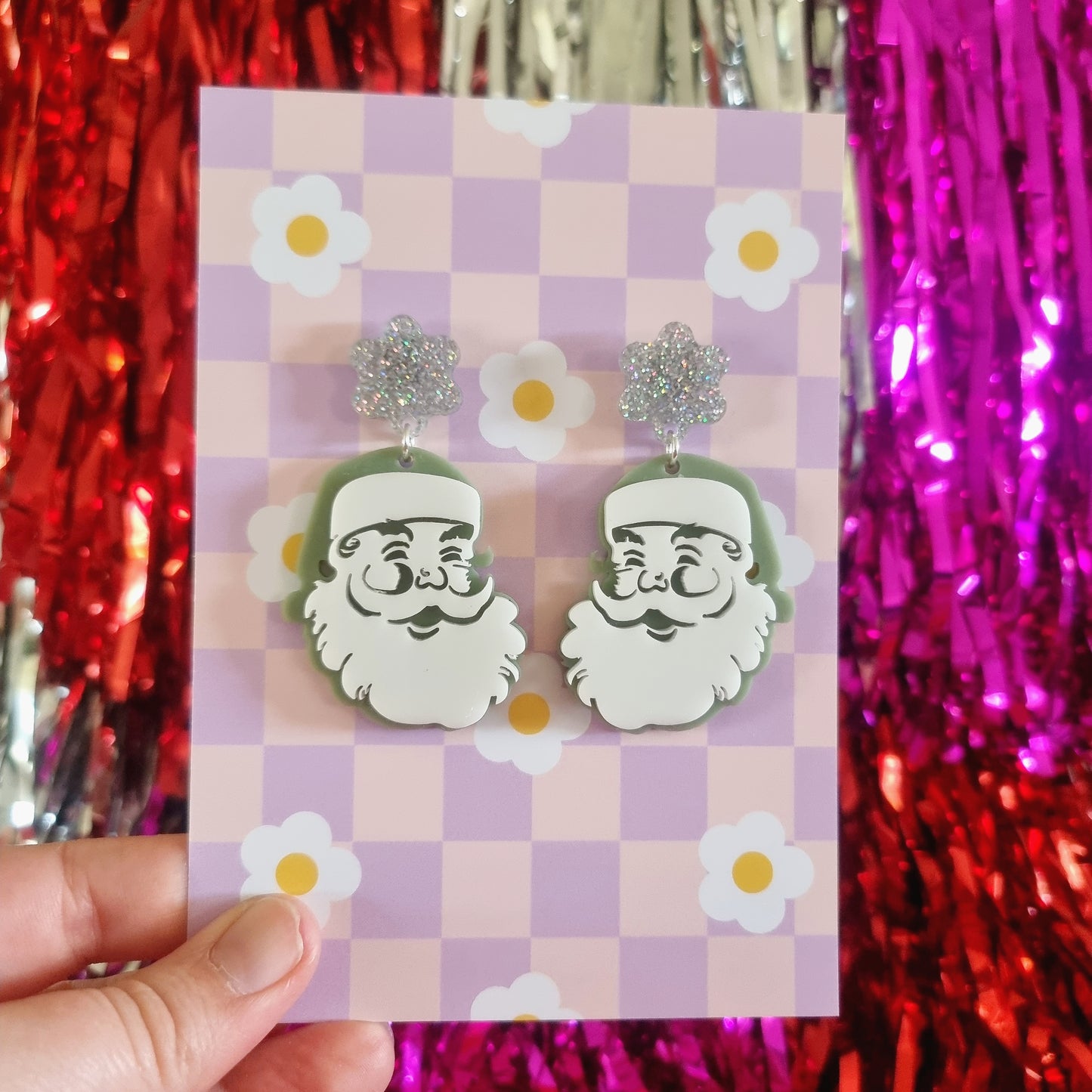 Santa Earrings