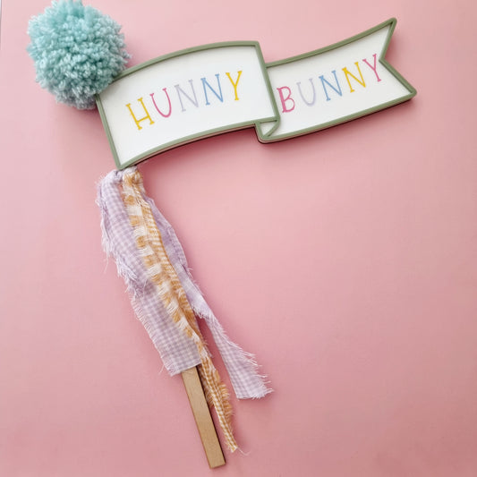 Hunny Bunny Acrylic Flag