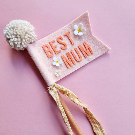 Mothers Day Flag Wand