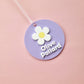 Round School Bag Tag~ Shape