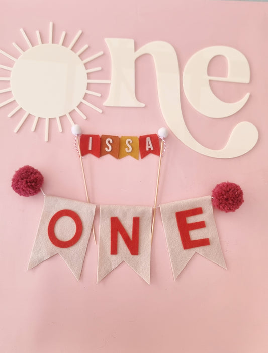 One or Two Birthday Plaque