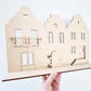 Wooden Tenement house shelf