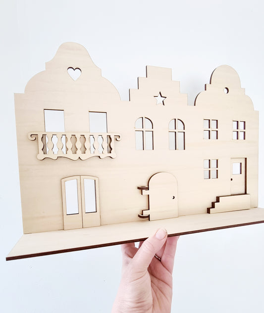 Wooden Tenement house shelf