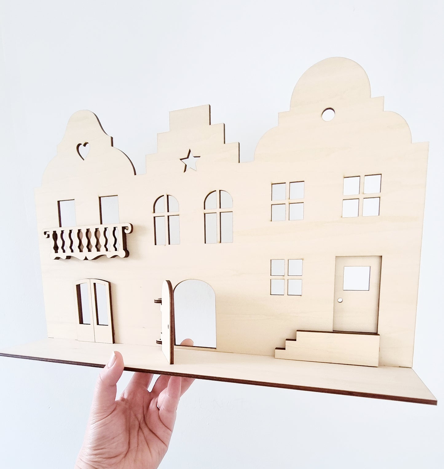 Wooden Tenement house shelf