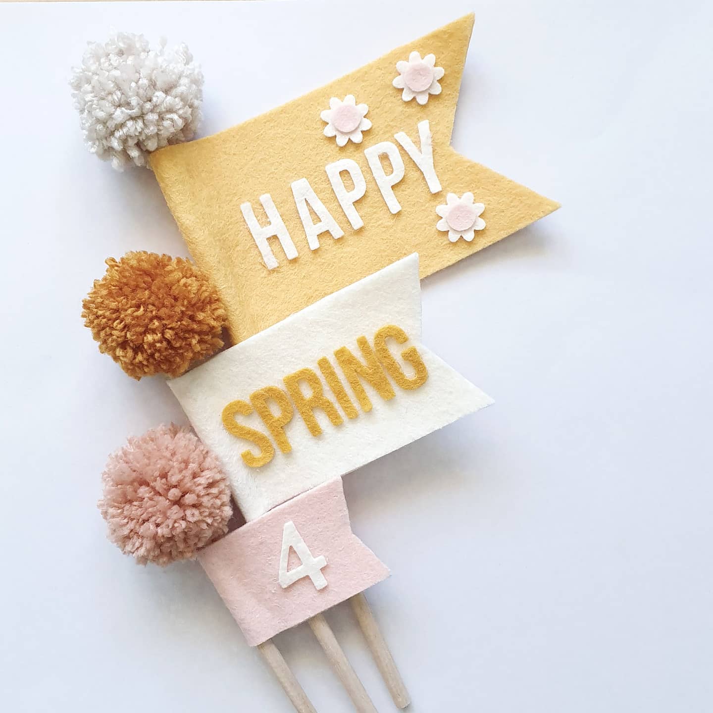 Easter Flag Wand ~ Hippie Chick