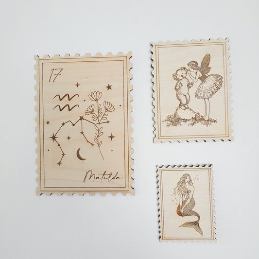 Stamp Trio ~ Floral Star Sign