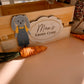 Interchangeable Personalised Easter crate Sign (with or without crate)