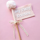 Easter Flag Wand ~ My First Easter (multiple colour options)