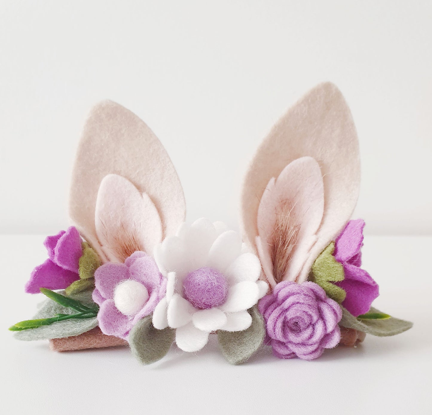 Mini Daisy Blossom Bunny Ears ~ Purple