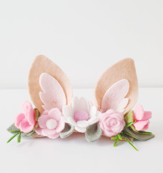 Mini Daisy Blossom Bunny Ears ~ Pink