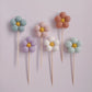 Pom Pom Daisy Cupcake/Cake Topper