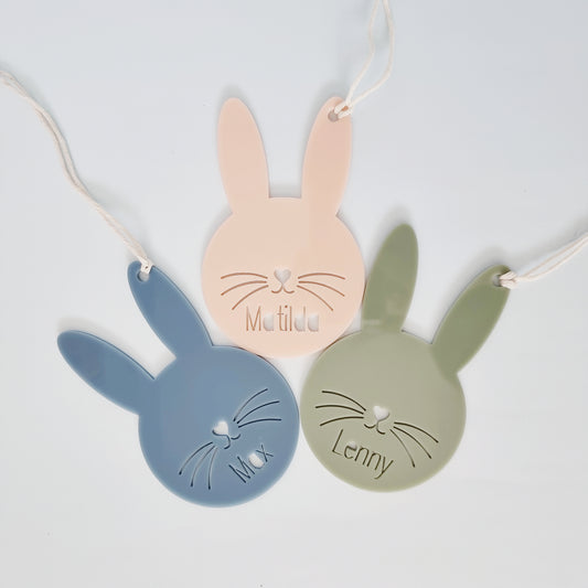 Personalised Acrylic Easter Basket Tag