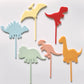 Acrylic Dino Cake/Cupcake Toppers