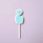 Acrylic 3d Retro Number Cake Topper 0 - 9
