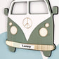 3d Kombi Van Wall Plaque