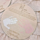 Round Handprint Plaque