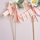 Pretty In Pink Daisy Clip Cake Topper