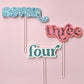 Personalised Cake Toppers.
