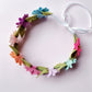 Rainbow Daisy Chain  Flower Crown