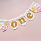 Birthday Daisy Bunting~White/yellow