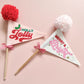 Felt Pennant Flag Wand