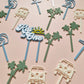 Palm Tree Cake Pick