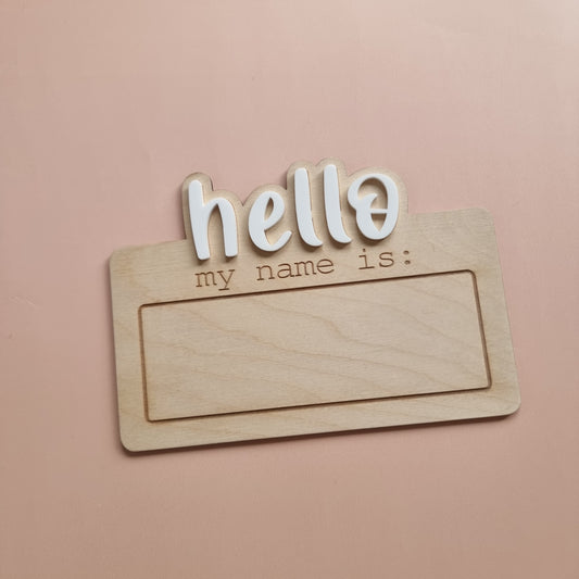 Name plaque