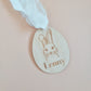 Bunny Without Glasses Easter Bag Tag ~ 3 designs