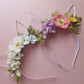 Spring Poppy Blossom Metal Headband Bunny Ears