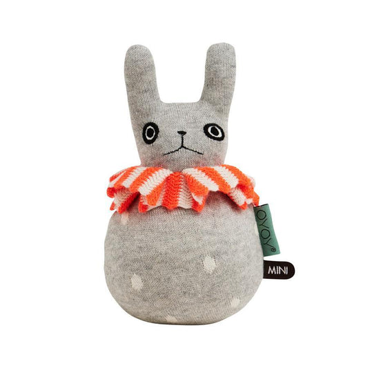 Roly Poly Rabbit Light Grey