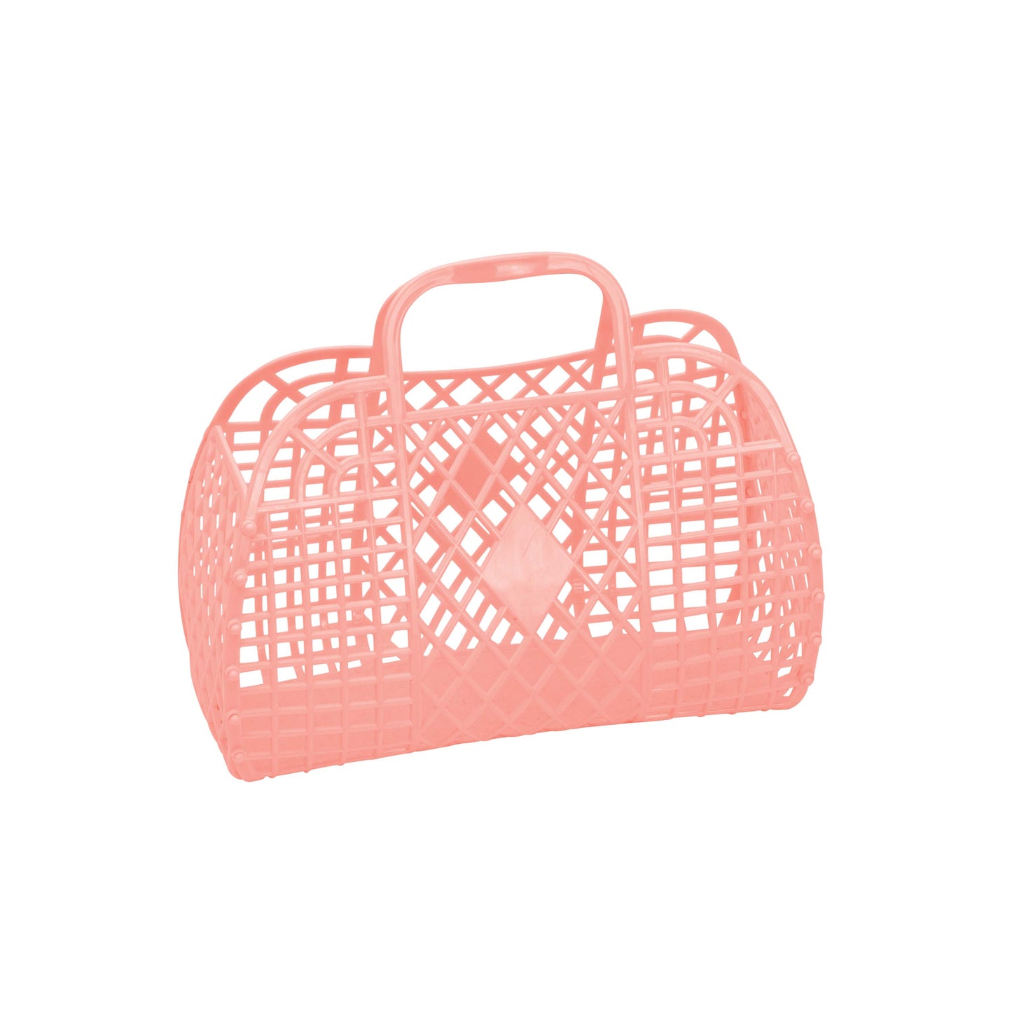 Retro Basket Small ~ Peach