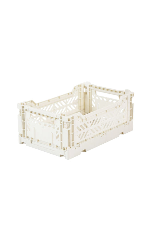 MINI FOLDING STORAGE CRATE ~ COCONUT MILK