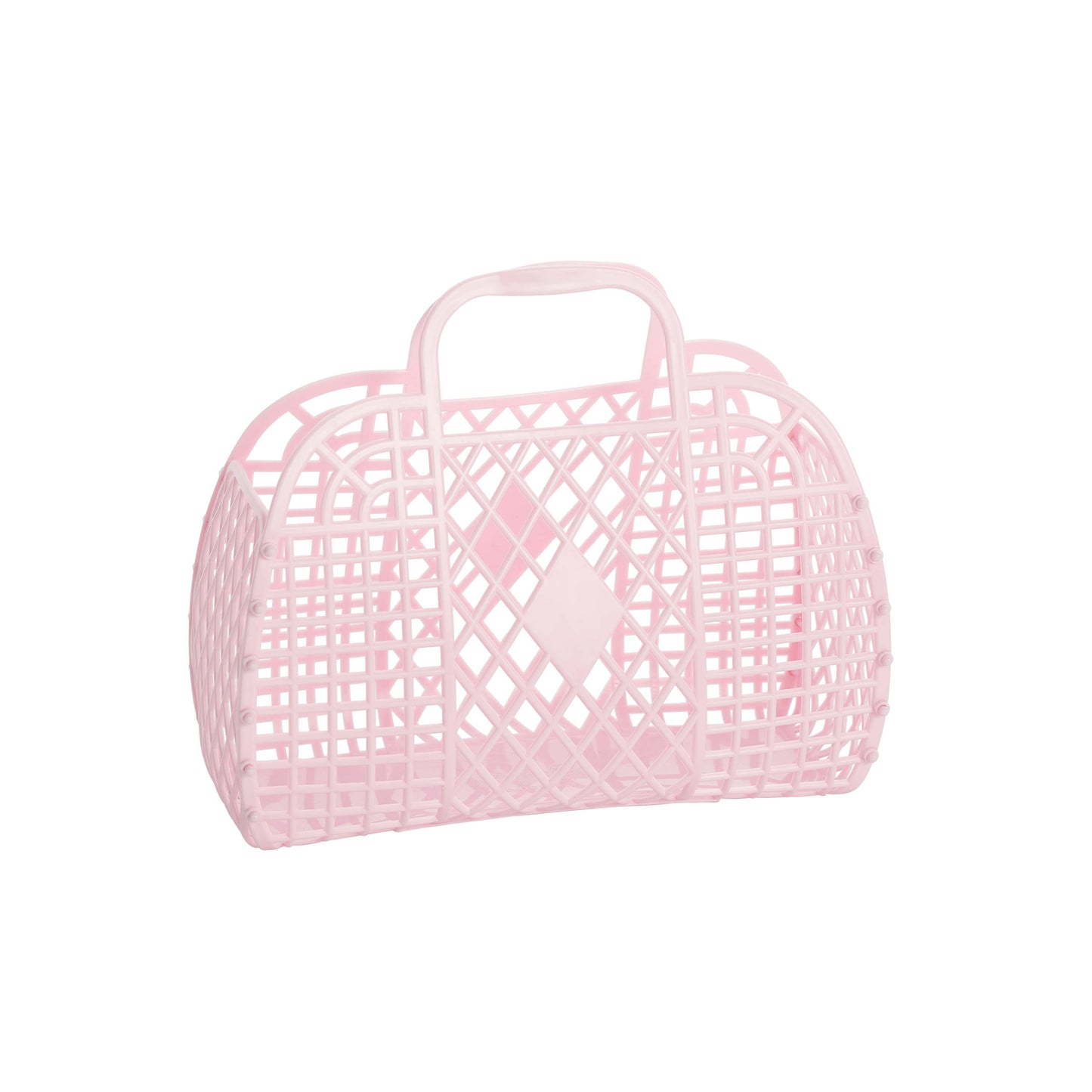 Retro Basket Small ~ Pink