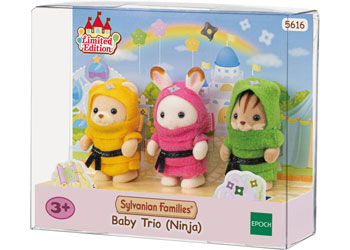 Sylvanian Families Baby Trio (Ninja)